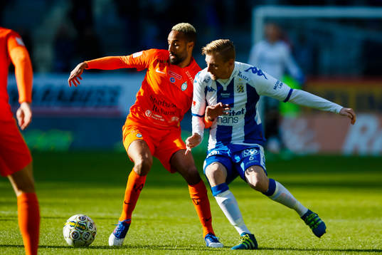 AFC Eskilstunas Ferid Ali och IFK Göteborgs Sebastian