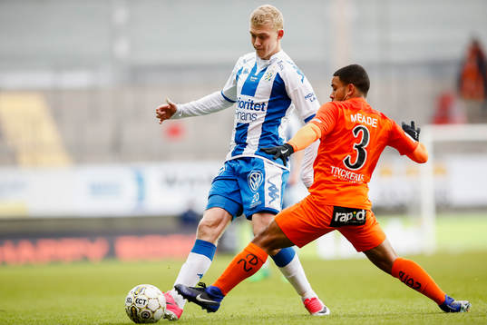 IFK Göteborgs Henrik Björdal och AFC Eskilstunas Jernade