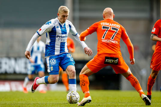IFK Göteborgs Henrik Björdal och AFC Eskilstunas Zourab