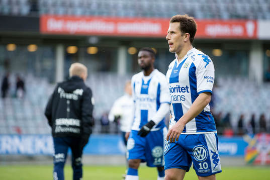 IFK Göteborgs Tobias Hysen deppar