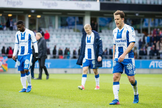 IFK Göteborgs Tobias Hysen deppar