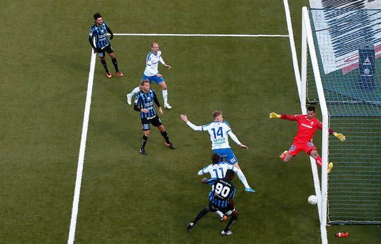 Mål 0-1 av Sirius Moses Ogbu