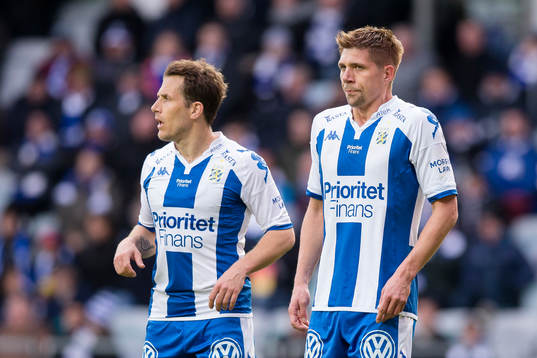 IFK Göteborgs Tobias Hysen och Mikael Boman