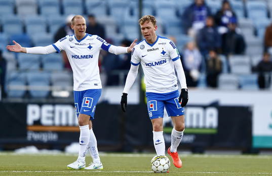 Norrköpings Andreas Johansson och Gudmundir Thorarinsson