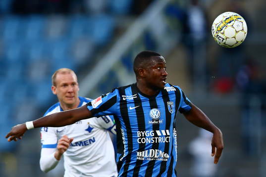 Sirius Moses Ogbu och Norrköpings Andreas Johansson