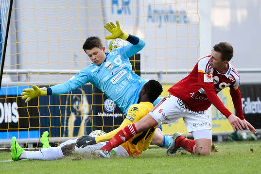 Falkenbergs Richard Donkor kvitterar till 1-1