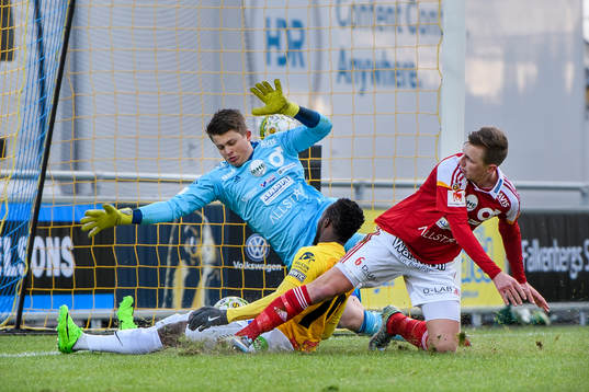 Falkenbergs Richard Donkor gör 1-1