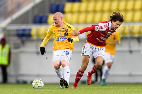 Falkenbergs Christoffer Carlsson och Degerfors Sebastian