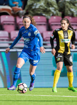 Eskilstuna Uniteds Petra Andersson