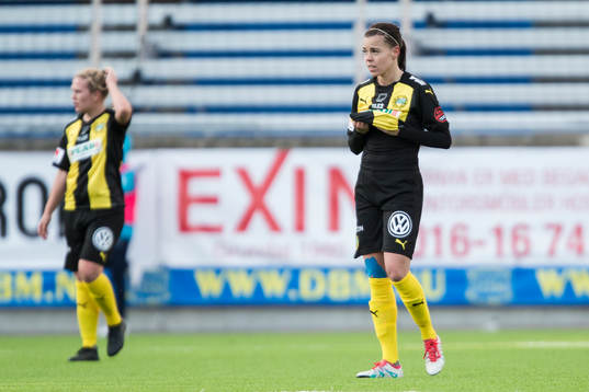 Hammarbys Amanda Johansson deppar