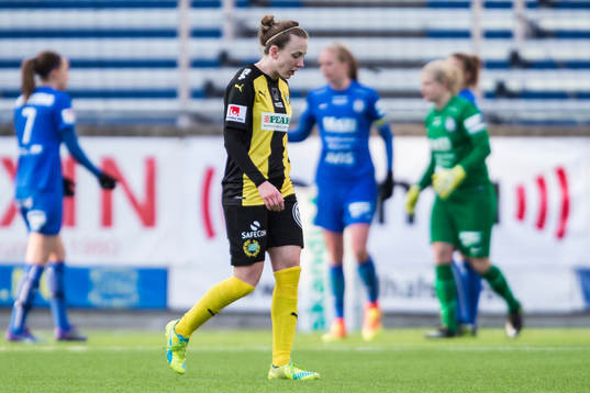 Hammarbys Olga Ekblom deppar