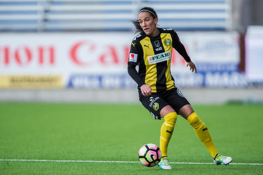 Hammarbys Anna Oskarsson i aktion