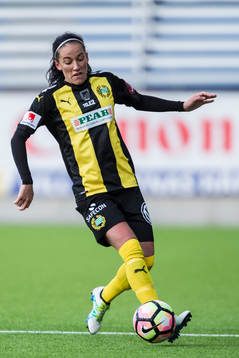Hammarbys Anna Oskarsson i aktion
