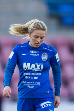 Eskilstuna Uniteds Mimmi Larsson deppar