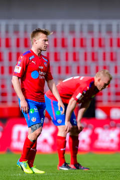 Helsingborgs Peter Larsson och Andreas Landgren deppar