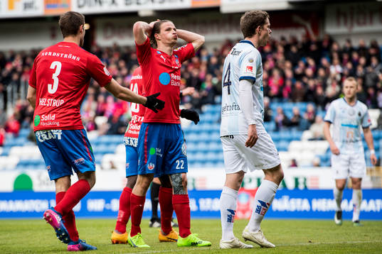 Helsingborgs Jesper Lange deppar