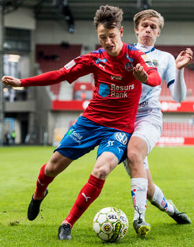 Helsingborgs Alex Timossi Andersson och Gefles Albin