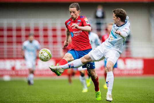 Helsingborgs Jesper Lange och Gefles Anton Lans
