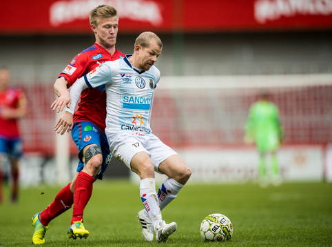 Helsingborgs Andreas Landgren och Gefles Jonas Lantto