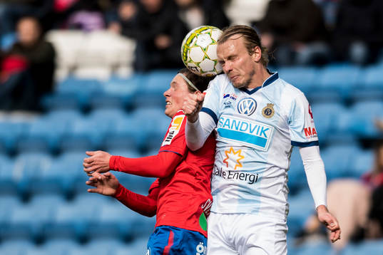 Helsingborgs Max Svensson och Gefles Jesper Florén