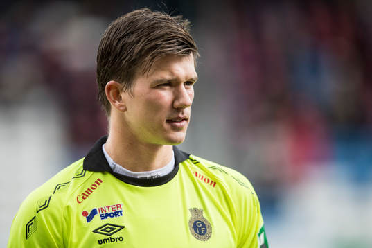 Gefles målvakt August Strömberg