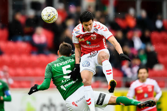 Kalmars Romário Pereira Sipião och Jönköpings Fredric
