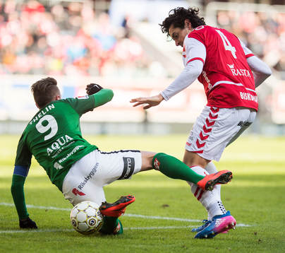Kalmars Marko Biskupovic och Jönköpings Tommy Thelin