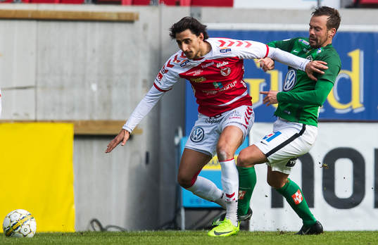 Kalmars Mahmoud Eid  och Jönköpings Fredric Fendrich