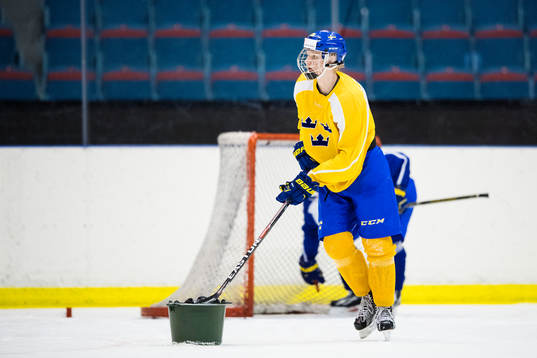 Rasmus Dahlin samlar ihop puckar