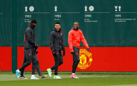 Fotboll, Träning Britain Football Soccer - Manchester