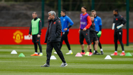 Fotboll, Träning Britain Football Soccer - Manchester