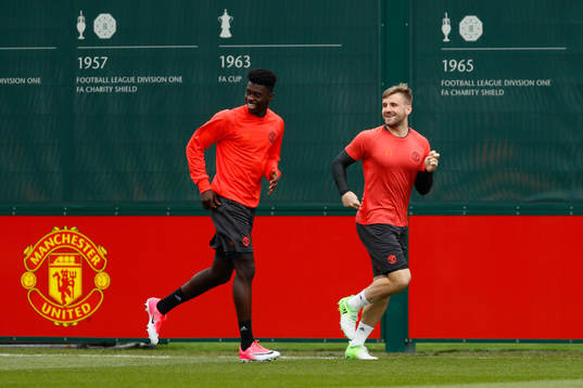 Fotboll, Träning Britain Football Soccer - Manchester