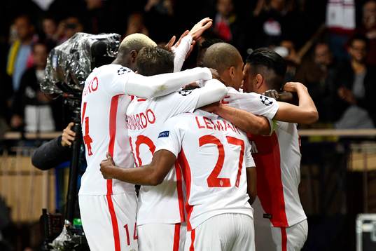 Fotboll, Champions League Radamel Falcao of Monaco