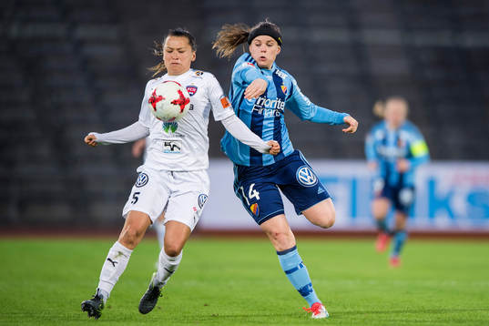 Rosengårds Alexandra Lowe Riley och Djurgårdens Hanna