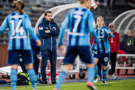 Djurgårdens tränare Joel Riddez
