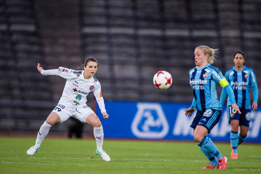 Rosengårds Iva Landeka och Djurgårdens Mia Jalkerud