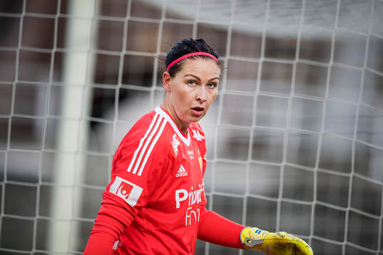 Djurgårdens målvakt Gudbjörg Gunnarsdottir