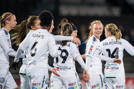Rosengårds Ebba Wieder jublar