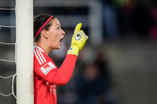 Djurgårdens målvakt Gudbjörg Gunnarsdottir