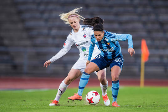 Rosengårds Amanda Ilestedt och Djurgårdens Tempest-Marie