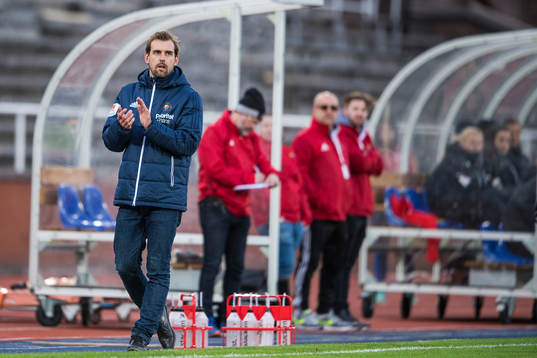 Djurgårdens tränare Joel Riddez