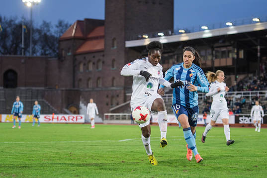 Djurgårdens Tempest-Marie Norlin och Rosengårds Anita