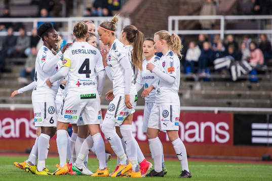 Rosengårds Anita Asante, Emma Berglund och Sanne