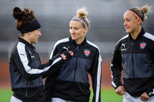 Rosengårds Ella Masar McLeod, Anja Mittag och Sanne