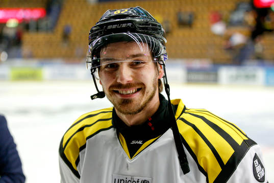 Brynäs Tomas Zaborsky jublar