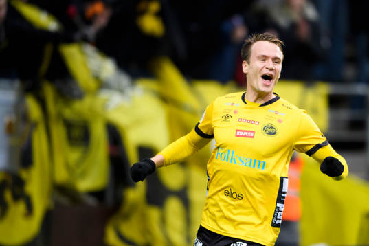 Elfsborgs Viktor Prodell jublar