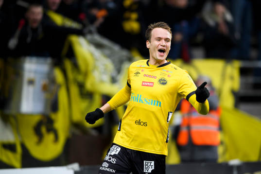 Elfsborgs Viktor Prodell jublar