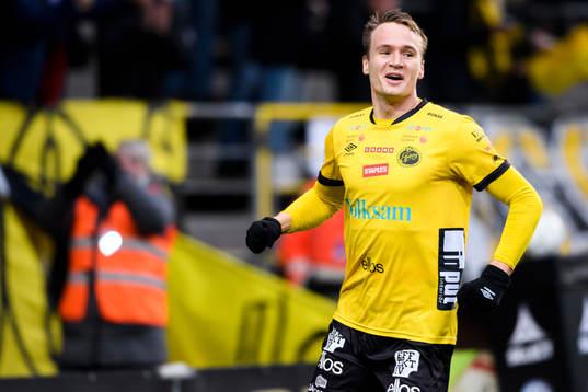 Elfsborgs Viktor Prodell jublar