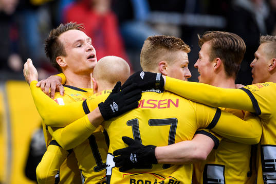Elfsborgs Viktor Prodell jublar