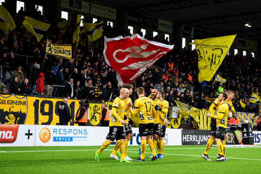 Elfsborgs spelare jublar